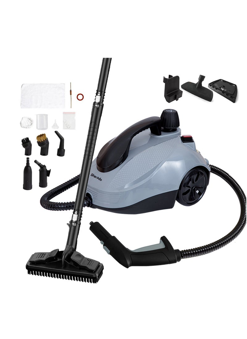 Sharpdo Handheld Steam Cleaner, 2000W Easy Fix Steam Cleaning Machine, 5 Bar Steam Pressure Multifunctional High Temperature Pressurized Steam Cleaning Machine with 18 Accessories, Suitable for Window, Floor, Kitche, Bathroom, Car  - Image 1