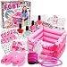 FUN KIDZ Kid Foot Spa Kit, Funkidz Pedicure Set for Girls Ages 7-12 Box Includes Bigger Inflatable Durable Foot Tub Inflator Pump Peelable Nail Polish Supplies For Sleepover Slumber Party Kit Gift - Image 2