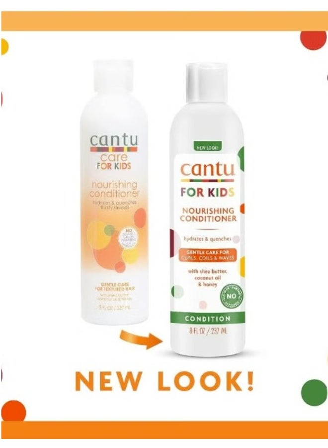 Cantu Care for Kids Nourishing Sulfate-Free Conditioner with Shea Butter 237 ML - Image 3