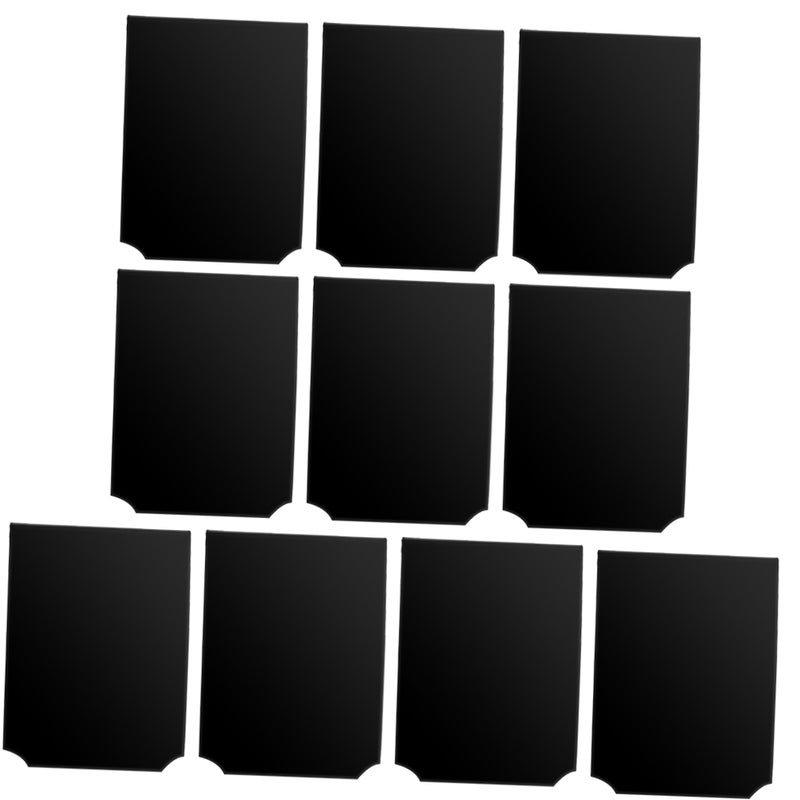 10pcs Black Clip Label Holders Basket Labels Clip Hanging Bin Clips - Image 1
