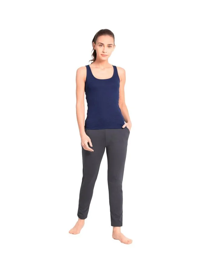 JOCKEY Jockey 1467 Women Super Combed Cotton Rib Fabric Slim Fit Solid Racerback Styled Tank Top