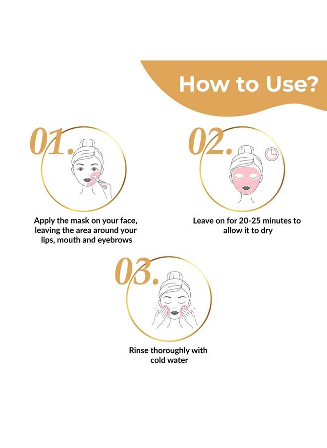 Good Vibes Ubtan De-Tan Glow Face Mask (80G) | Skin Brightening & Exfoliating | Glow-Boosting | Depigmentation | Anti-Ageing & Improves Skin Texture | Controls Excess Sebum Production  - Image 5
