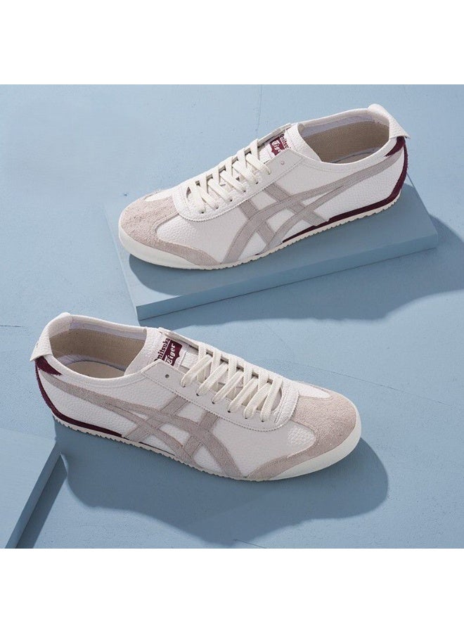 أونيتسوكا تايجر حذاء أونيتسوكا تايجر مكسيكو 66 الرياضي - بيج/عنابي - Image 2