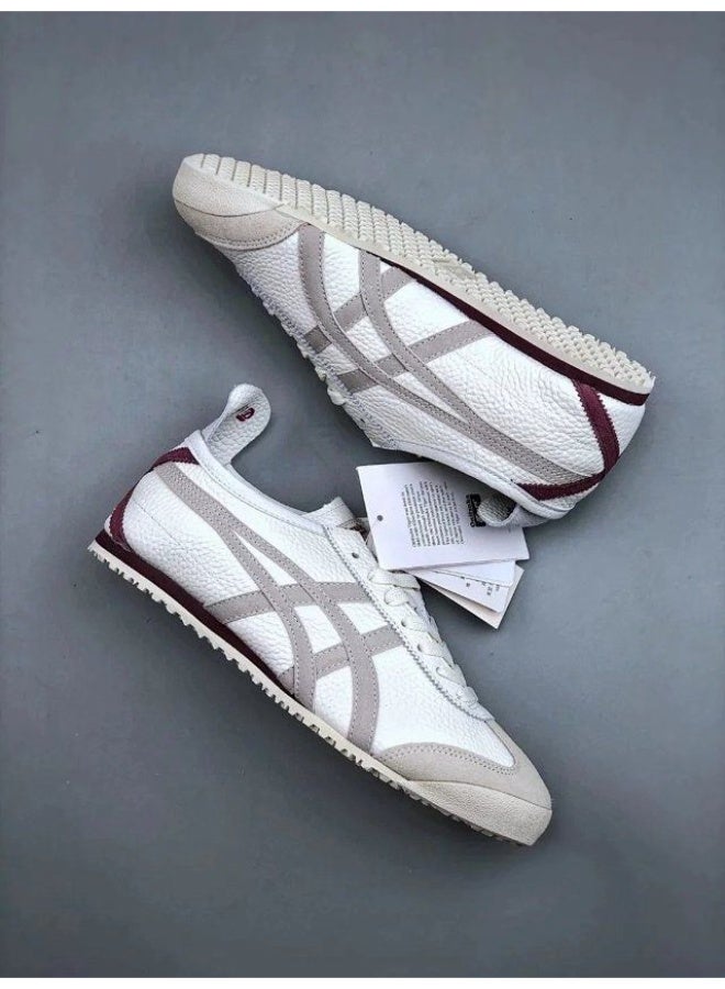 أونيتسوكا تايجر حذاء أونيتسوكا تايجر مكسيكو 66 الرياضي - بيج/عنابي - Image 3