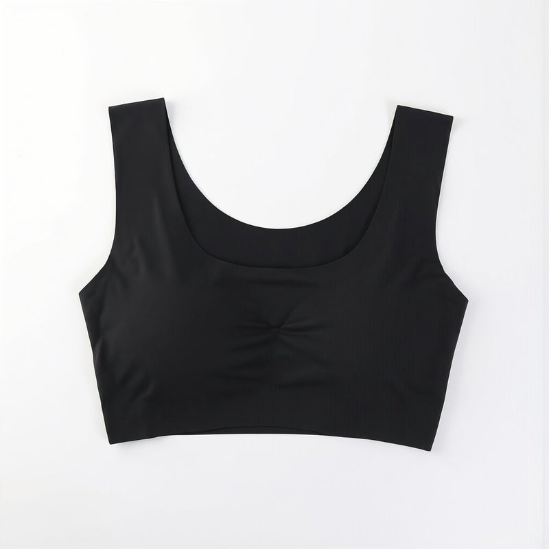 Durable Long Lasting Seamless Sports Bra Wash Resistant No Deform Pink S - Image 2