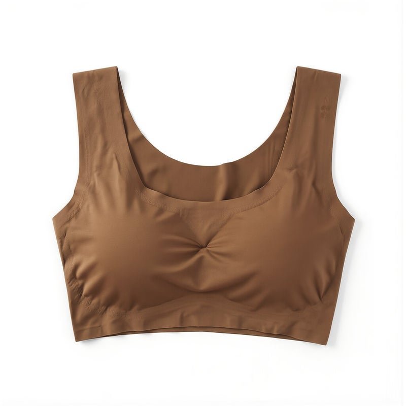 Durable Long Lasting Seamless Sports Bra Wash Resistant No Deform Pink S - Image 3