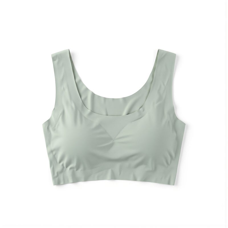 Durable Long Lasting Seamless Sports Bra Wash Resistant No Deform Pink S - Image 1