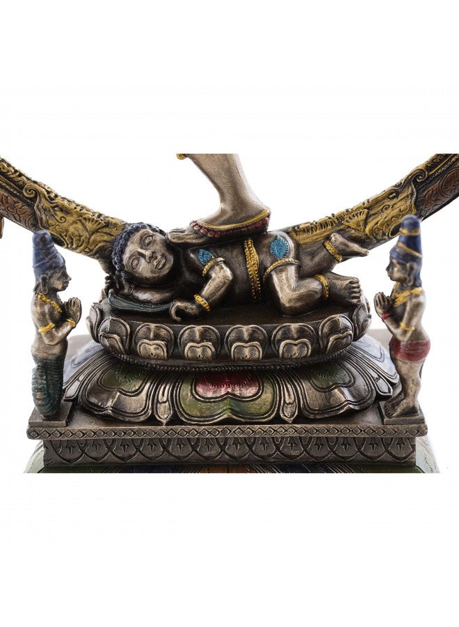Top Collection Dancing Nataraja Shiva Statue- Divine Hindu Figurine that Destroys Evil, Ignorance, and Death in Premium Cold Cast Bronze- 10.5-Inch Collectible East Asian Meditating Sculpture - Image 5
