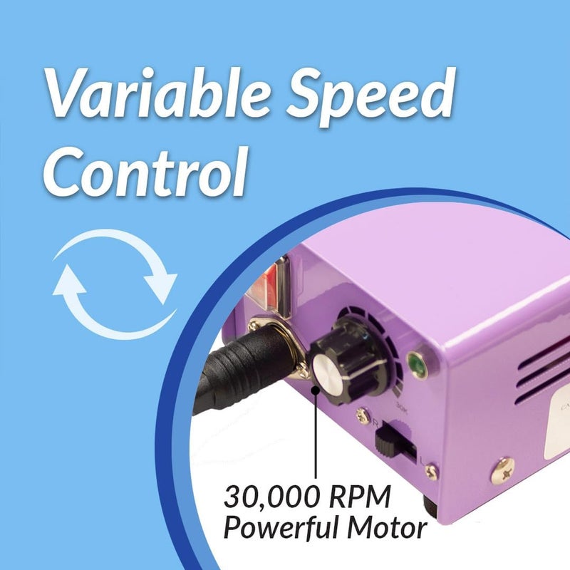 Medicool Pro Power 30K Professional Electric Nail Drill - 30,000 RPM for Manicure and Pedicure - Image 5