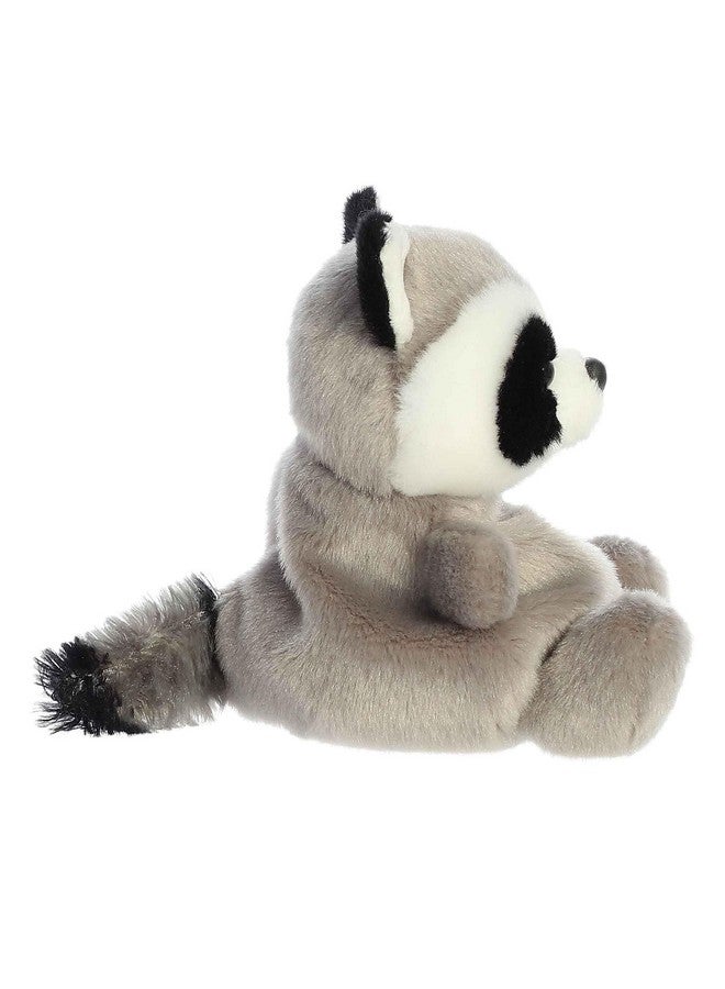 Aurora® Adorable Palm Pals™ Rascal Raccoon™ Stuffed Animal - Pocket-Sized Play - Collectable Fun - Gray 5 Inches - Image 3