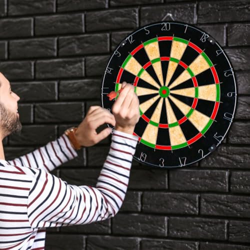 Hey Play Bristle Dart Board, Tournament Sized Indoor Hanging Number Target Game for Steel Tip Darts- Dartboard with Mounting Hardware by Hey! Play! - Image 4