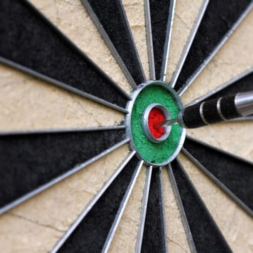 Hey Play Bristle Dart Board, Tournament Sized Indoor Hanging Number Target Game for Steel Tip Darts- Dartboard with Mounting Hardware by Hey! Play! - Image 5