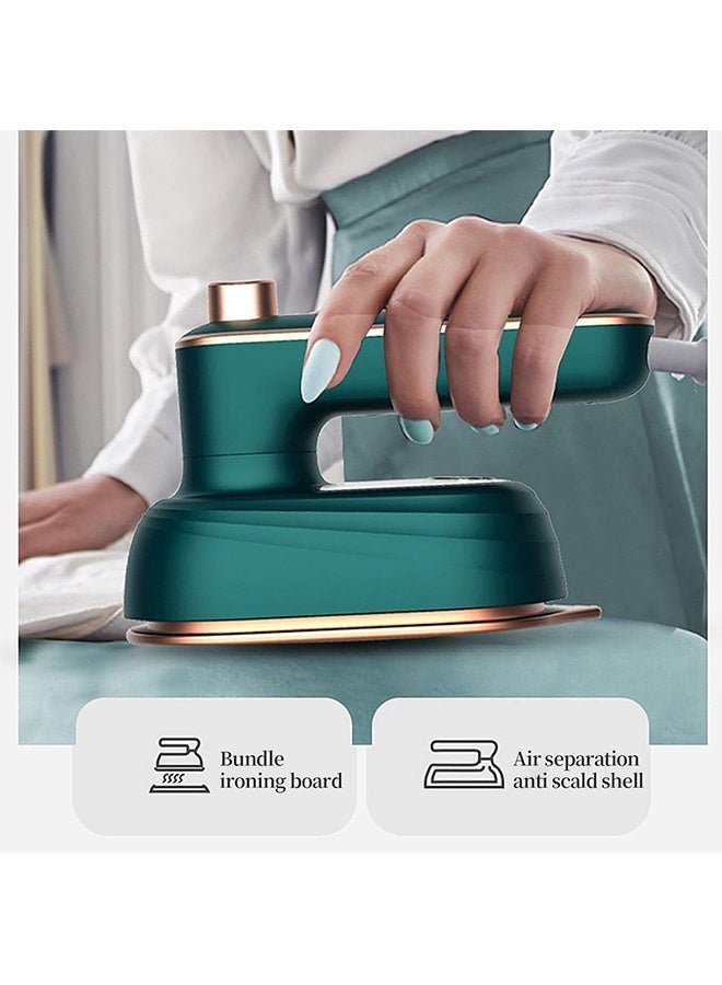 Portable Mini Iron, Portable Handheld Steam Iron, 160° Rotatable Professional Mini Steam Iron for Clothes, Foldable Travel Garment Steamer Micro Steam Iron for Home and Travel - Image 3
