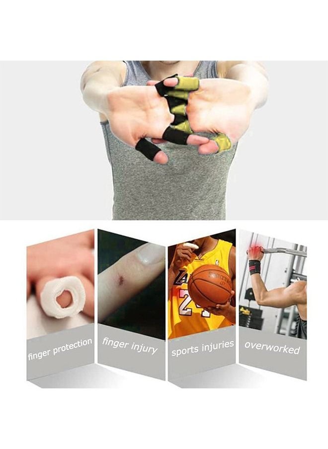 10-Piece Finger Splints Sleeves Protectors, Sport Thumb Brace Support Elastic for Relieving Pain Arthritis Trigger Finge