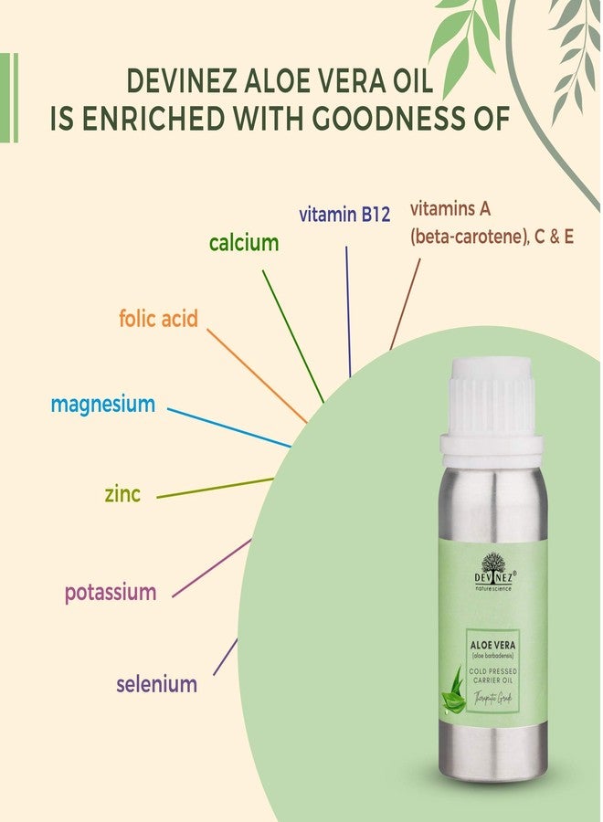 ديفينيز زيت الصبار ديفينيز المعصور على البارد، معتمد، 500 مل، نقي 100%، طبيعي، غير مخفف، ذو جودة علاجية، للعناية بالبشرة، والوجه، وآثار حب الشباب، والعناية بالشعر، وترطيب البشرة، والهالات السوداء. - Image 4