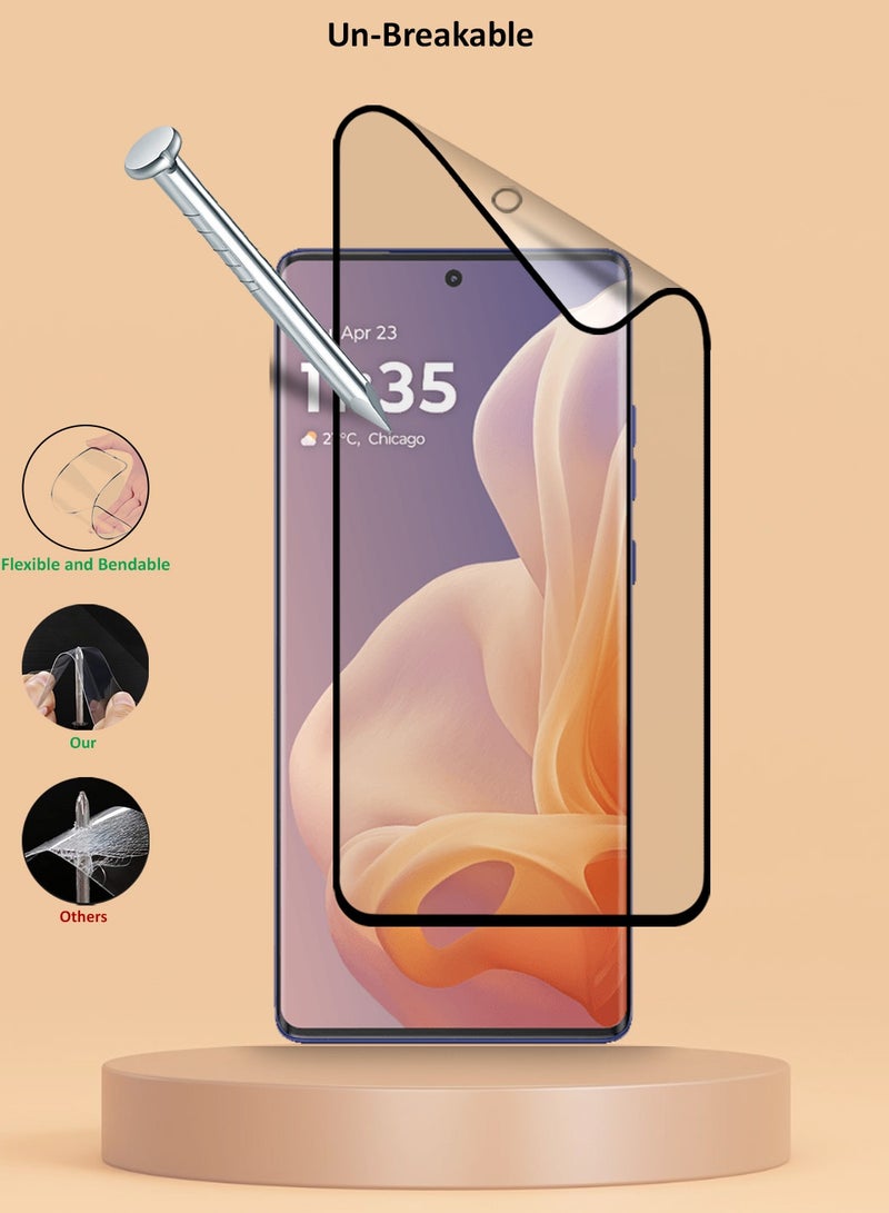 Techie Matte Ceramic Screen Protector for Motorola Moto G85 / Moto Edge 50 Pro / Moto Edge 50 Fusion – Smooth Feel Anti Fingerprint Bubble Free Easy Installation - Image 5