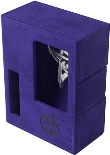 Gamegenic Arkham Horror Investigator Deck Tome Premium Deck Box for Arkham Horror The Card Game Holds a Full Investigator Deck Mystique Purple Color Made - Image 1