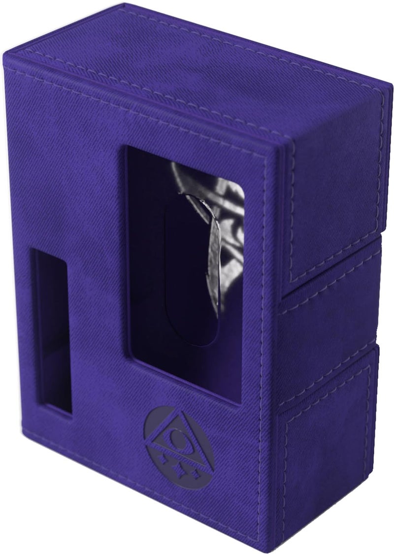 Gamegenic Arkham Horror Investigator Deck Tome Premium Deck Box for Arkham Horror The Card Game Holds a Full Investigator Deck Mystique Purple Color Made - Image 2