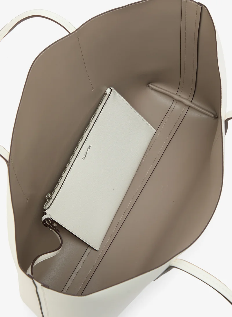 CALVIN KLEIN  Foil Logo Tote Bag with Pouch for Women | Best Price UAE