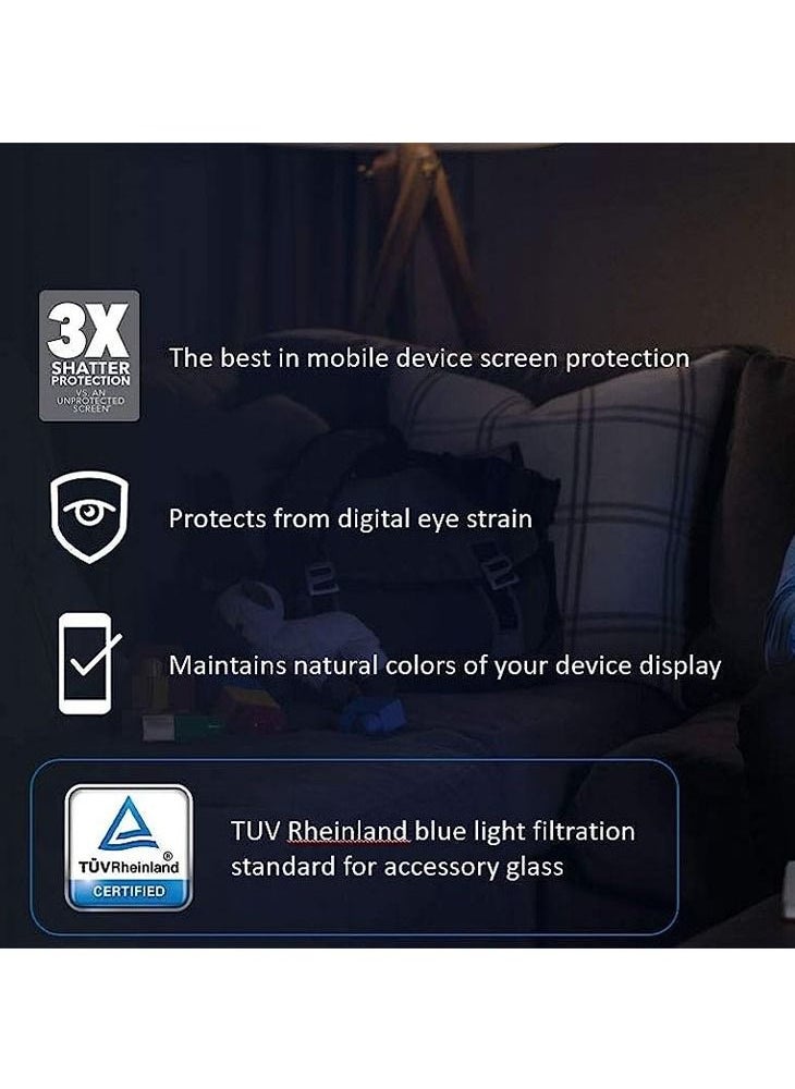 InvisibleShield Glass+ VisionGuard Tempered Glass for iPhone Xs/ X Screen Protector - Anti Blue Light  - Image 4