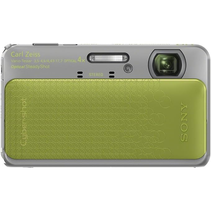 Sony Cyber-shot DSC-TX20 16.2 MP Exmor R CMOS Digital Camera with 4x Optical Zoom and 3.0-inch LCD (Green) (2012 Model) - Image 1
