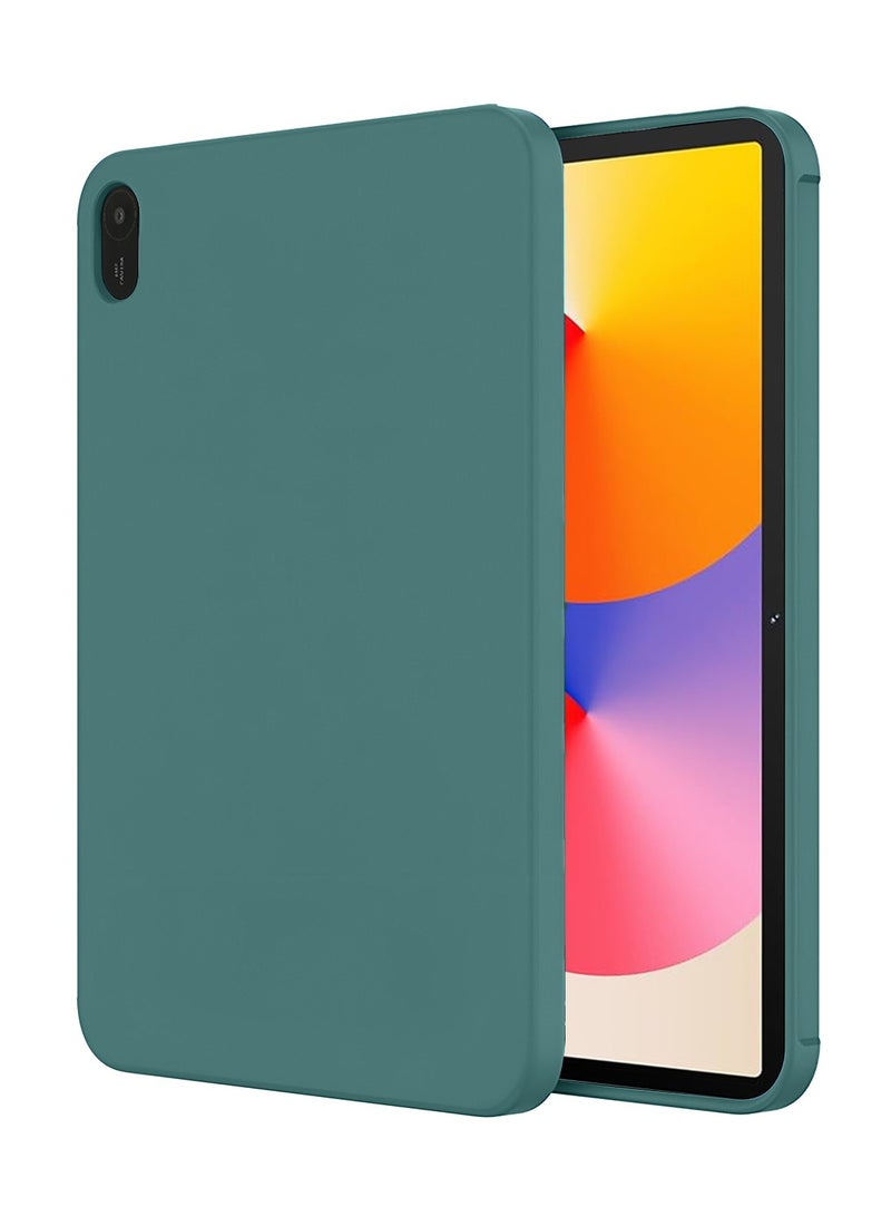 دبليو تيك هواوي ميت باد SE 11 2024 (11 بوصة) غطاء جراب سيليكون سائل ناعم ممتاز (MCRPSN) - أخضر غامق - Image 1