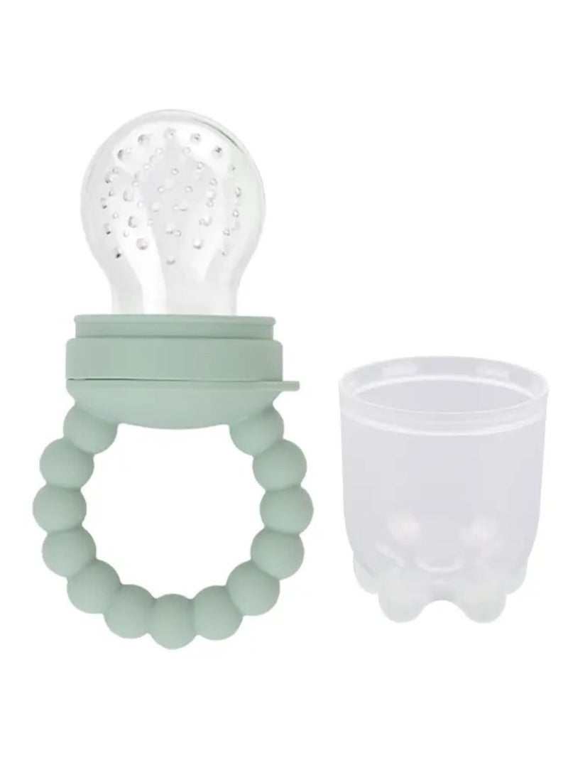 Pikkaboo Chew & Feed Teether with Fruit Pacifier Duo-Mint - Image 4