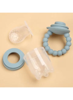 Pikkaboo Pikkaboo Chew & Feed Teether with Fruit Pacifier Duo-Mint  - Image 5