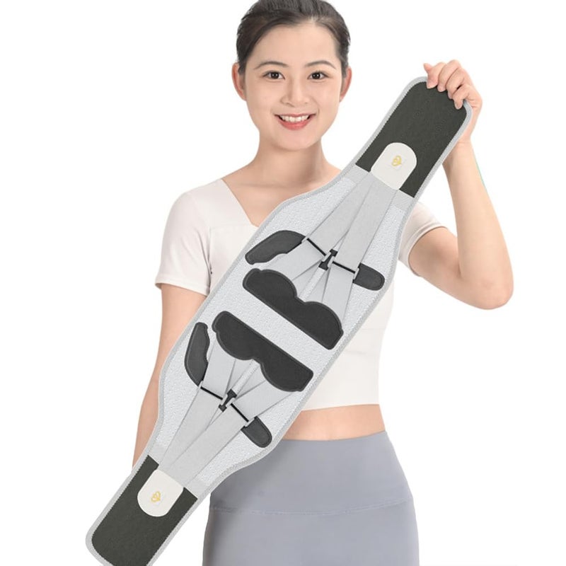 Ergonomic Lower Back Brace With Lumbar Pad Comfortable Support Belt Medium Size - Image 2