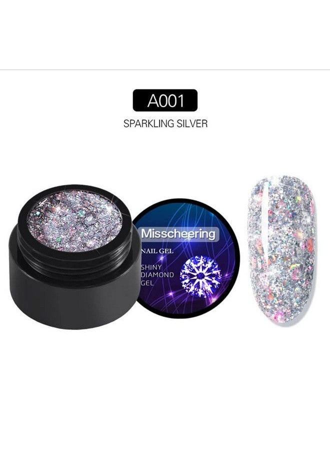 Store2508 - Misscheering Uv Shiny Glitter Diamond Nail Gel Polish 5Ml (A001) - Image 1
