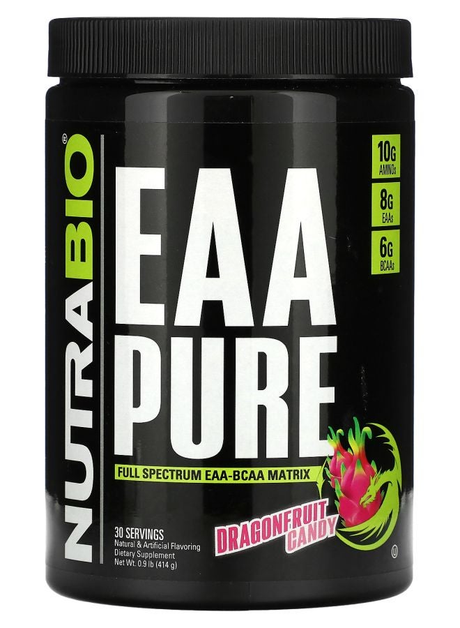 NutraBio EAA Pure Dragonfruit Candy 0.9 lb (414 g) - Image 1