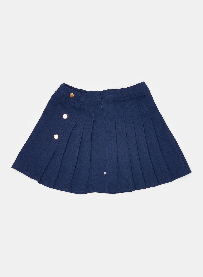 Okaidi Blue Skirts for Girls  - Image 2