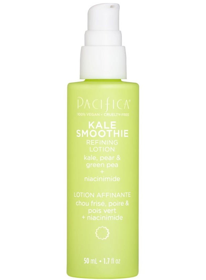 Pacifica Face Moisturizer - Kale Smoothie Face Lotion w/Niacinamide, Copper, Super Foods & Plant Extract - Reduces Pore Size & Redness, Improves Skin Texture Vegan & Cruelty-Free Dermatologist Tested - Image 1