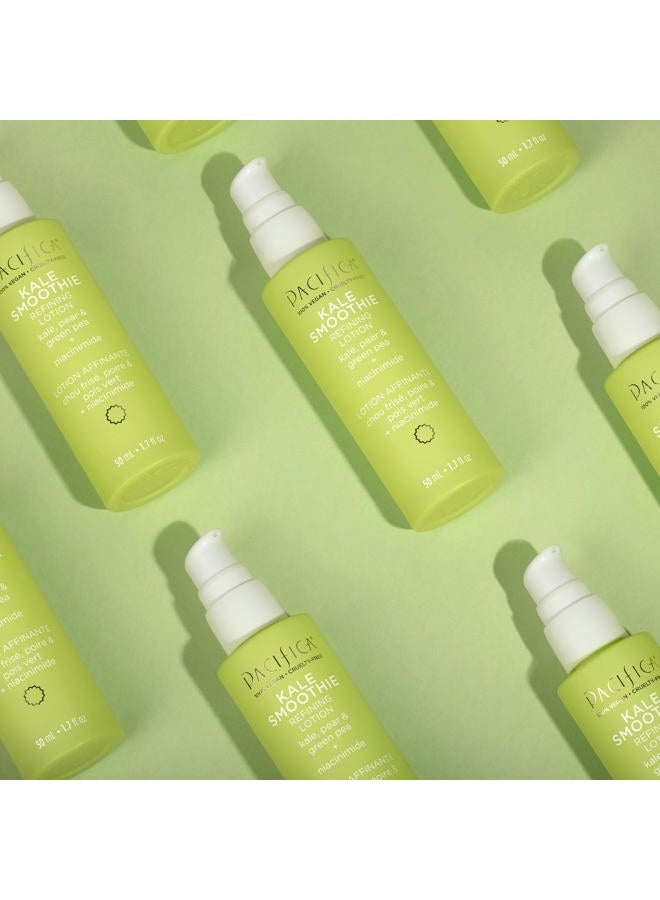 Pacifica Face Moisturizer - Kale Smoothie Face Lotion w/Niacinamide, Copper, Super Foods & Plant Extract - Reduces Pore Size & Redness, Improves Skin Texture Vegan & Cruelty-Free Dermatologist Tested - Image 4