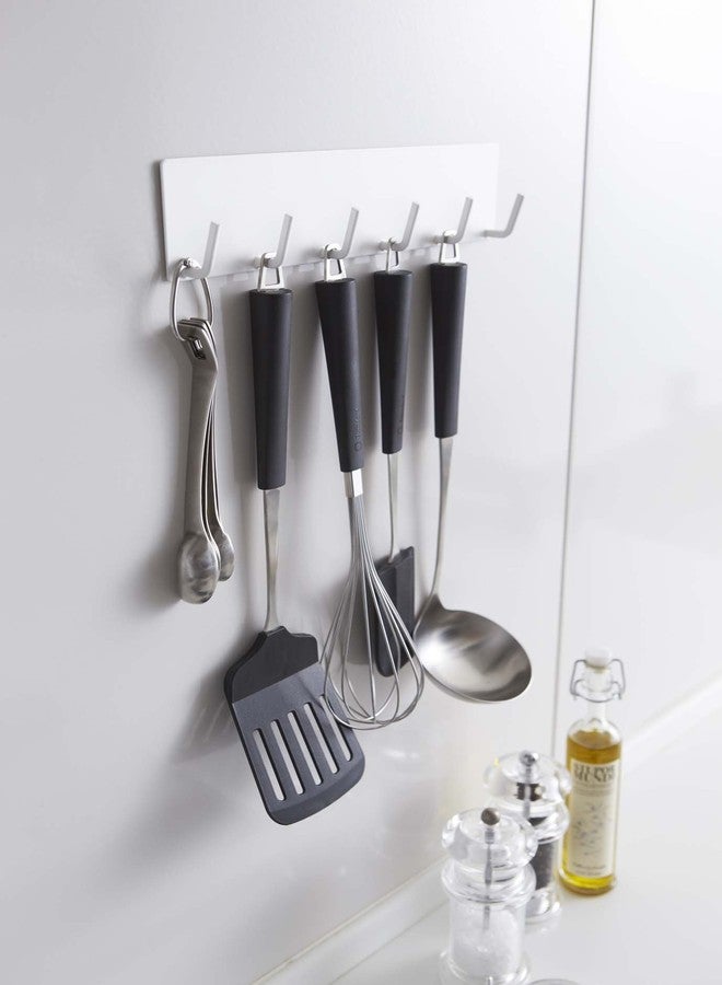 Yamazaki Industries 2437 Magnetic Kitchen Tool Hook Plate, White - Image 3
