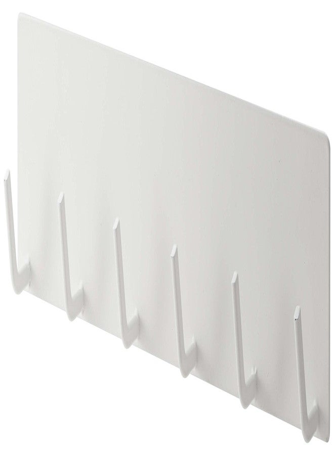 Yamazaki Industries 2437 Magnetic Kitchen Tool Hook Plate, White - Image 1