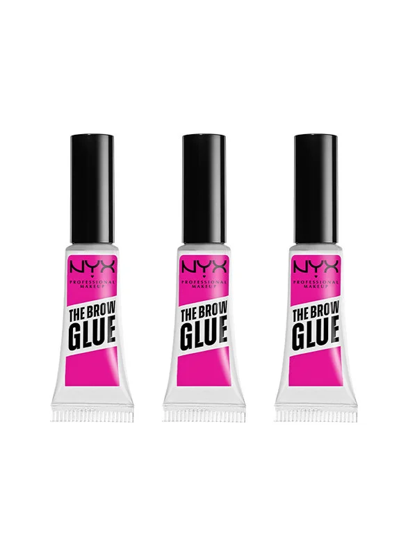 نيكس مكياج المحترفين نيكس مكياج المحترفين | جل الحواجب ذا براو جلو 01 (جل شفاف للحواجب) – مجموعة من 3