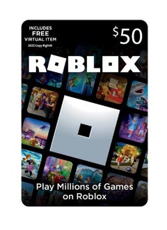 ROBLOX Roblox 50$ USA - (Delivery via SMS/WhatsApp) 