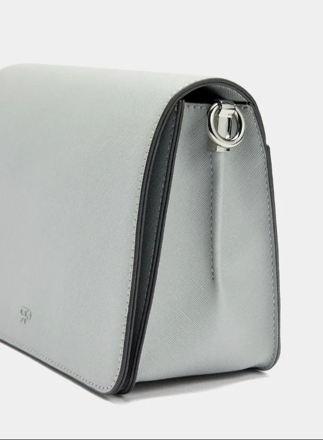 بارفوا حقيبة كروس بودي مع ملمس وإغلاق الغطاء