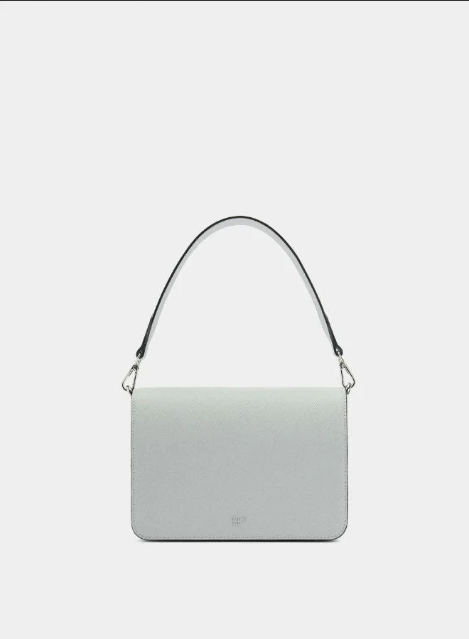 بارفوا حقيبة كروس بودي مع ملمس وإغلاق الغطاء