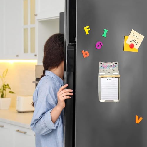 AccuPrints Sumiko 6 Pc Return gifts Birthday party for kids - Cute Magnetic Fridge Memo Notepads, Return Gift for Kids Age 6-10 10-12, Fun Stationery Gift - Fridge Sticky Notepad for Notes & Lists for Kids - Image 3