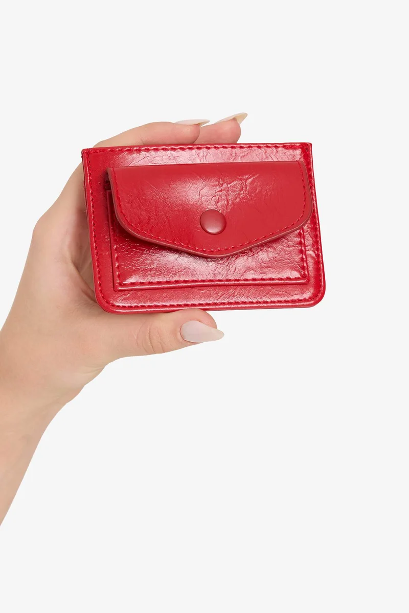 Defacto Woman Faux Leather Business Card Wallet