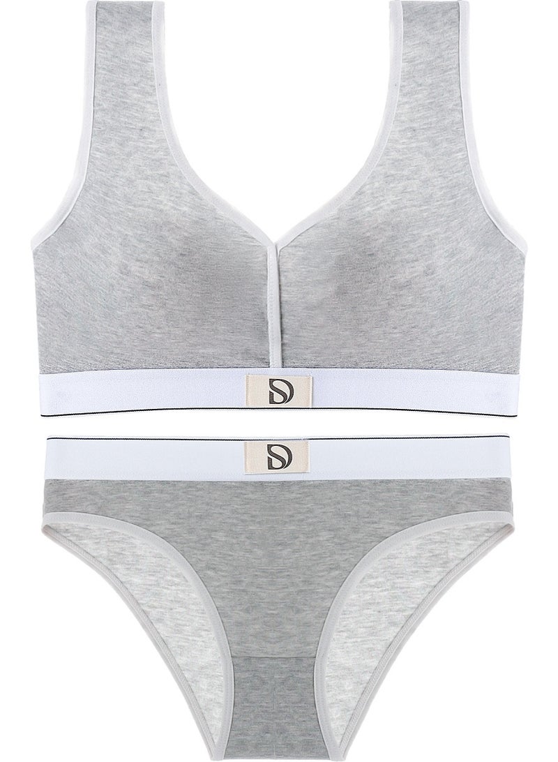 KUYING New Comfortable Skin Friendly And Breathable Lingerie Set Set Of 2 - Image 1