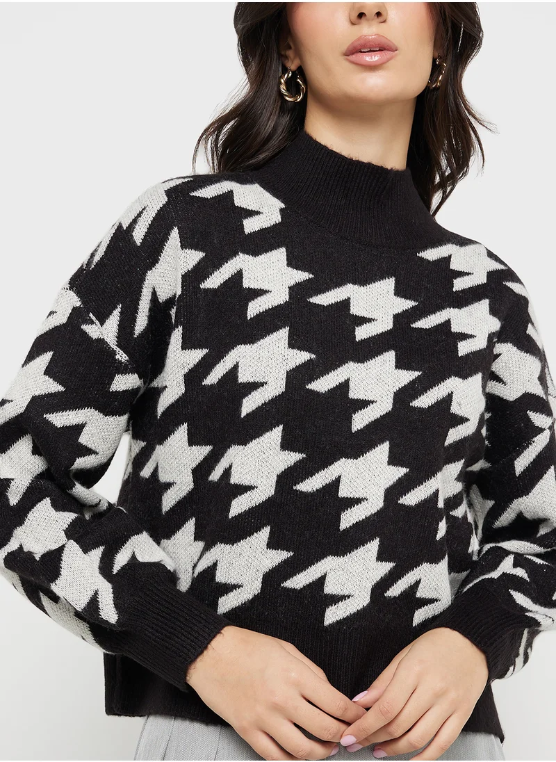 VERO MODA High Neck Knitted Sweater