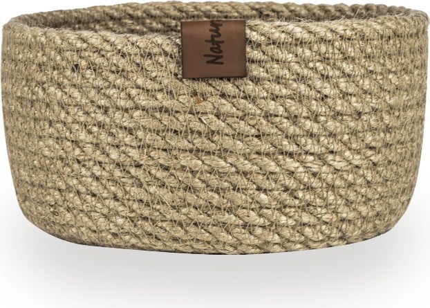 Naturalove Decorative Jute Basket Round Medium Size - Image 4