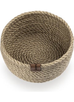 Naturalove Decorative Jute Basket Round Medium Size  - Image 3