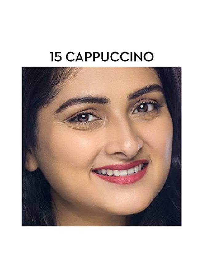 SUGAR Cosmetics بودرة تظليل لونية Set The Tone 15 Cappuccino (درجات فاتحة ومتوسطة) بودرة تظليل تدوم طويلاً للحصول على لمسة نهائية غير لامعة  - Image 5