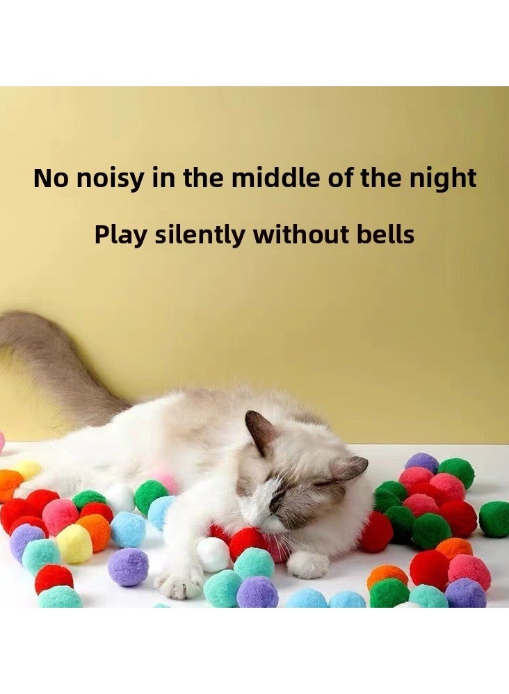 Goolsky Cat Plush Ball Launcher & Silent Bouncing Ball – Interactive Self-Entertaining Toy for Cats, Boredom-Relief Playtime Essential - Image 5