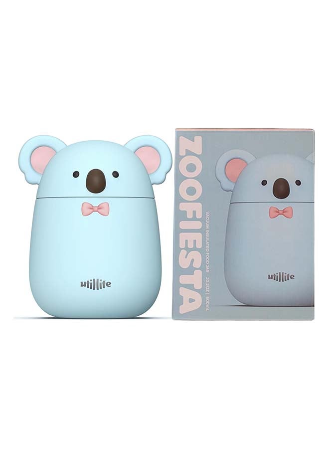 Utilife Zoofiesta Kids Insulated Food Jar - Koala - Vacuum Thermos for Hot & Cold Meals - Image 1