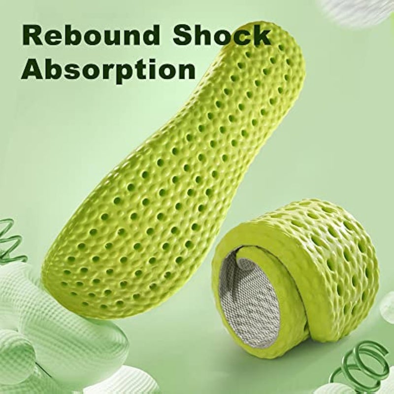 LAMAY 4D Cloud Insoles for Men Women, Memory Foam Boot Insoles, Comfortable and Breathable Massage Cushion Shoe Inserts with Arch Support, Trim to Fit All Shoe Types - Image 5